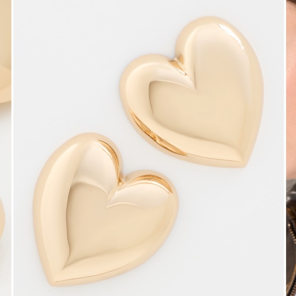 Jennifer Fisher Puffy Heart Earrings